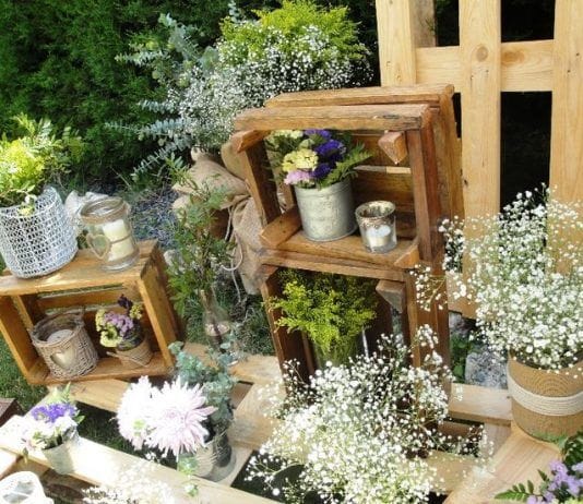 Cajas de madera para decorar Decoración personalizada para bodas