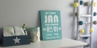 Decorar con letreros la habitación infantil