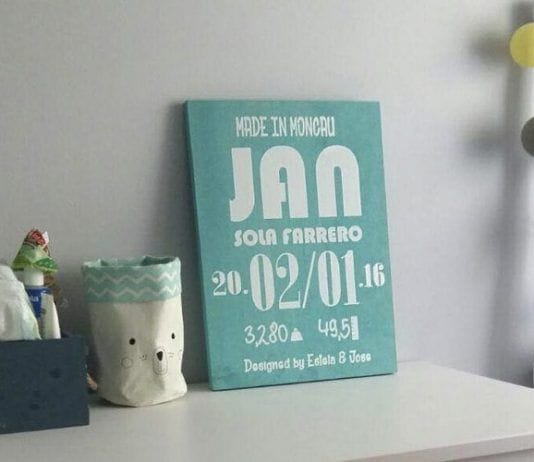Decorar con letreros la habitación infantil