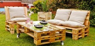 Ideas de mobiliario reciclado con palets de madera