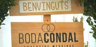 Rotulación de madera para eventos
