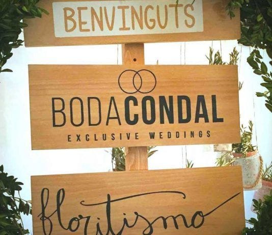 Rotulación de madera para eventos