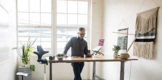 mesa ajustable en altura - standing desk