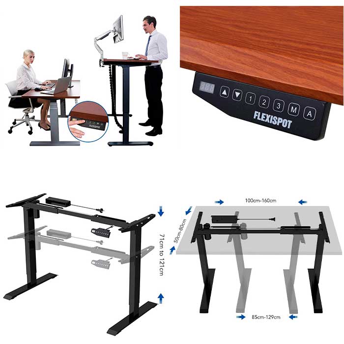 mesa ajustable en altura eléctrica