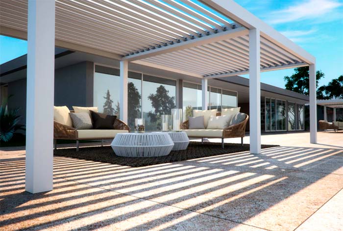 Pérgolas bioclimáticas, le mejor pérgola para terrazas y jardines